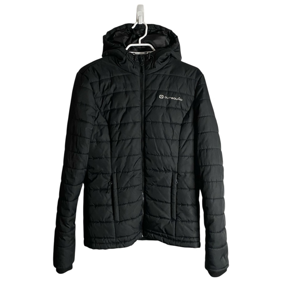 Outbound Women’s Black Lola Thermal Insulated Lightweight Puffer Hooded Jacket